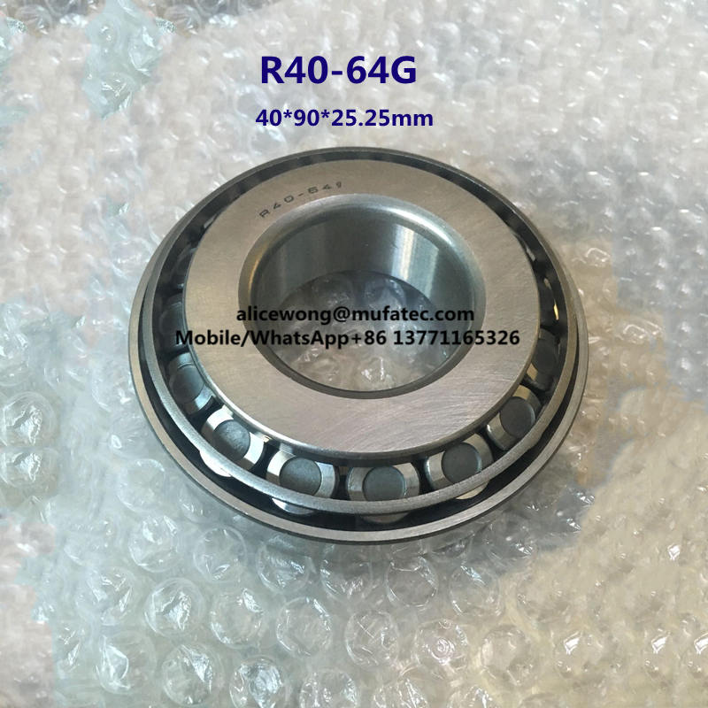 R40-64 R40-64G Toyota differential bearing tapered roller bearing 40*90*22.25mm