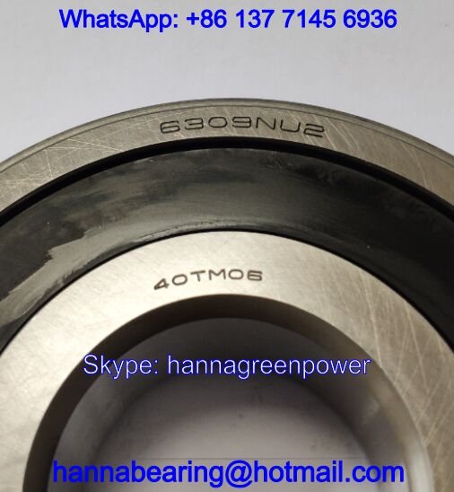 6309NU2 Auto Bearings / Deep Groove Ball Bearings 40x100x25mm