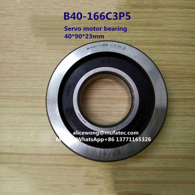 B40-166 C3P5 high speed Fanuc servo motor ceeramic ball bearings 40*90*23mm