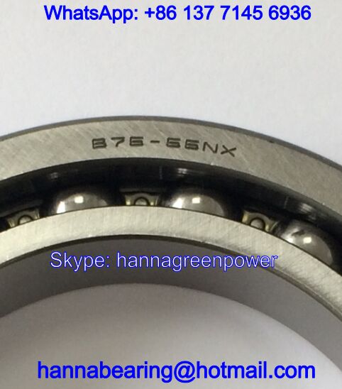 B75-55NX Auto Bearings / Deep Groove Ball Bearings 75x110x18mm