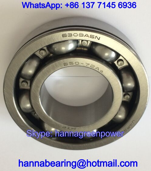 6309ASN / 6309A5N Automotive Deep Groove Ball Bearings 50x100x25mm