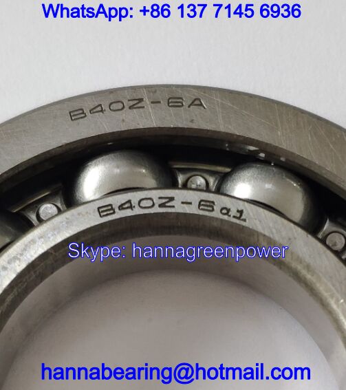 B40Z-6a1 / B40Z-6A Automotive Deep Groove Ball Bearings 40*76*14mm