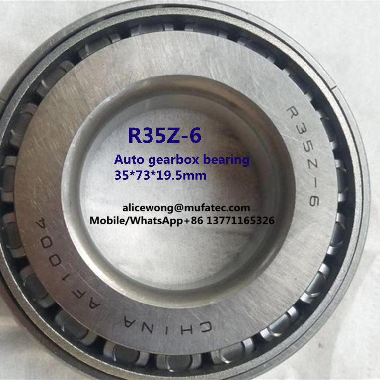 R35Z-6 auto gearbox bearing taper roller bearing 35*73*19.5mm