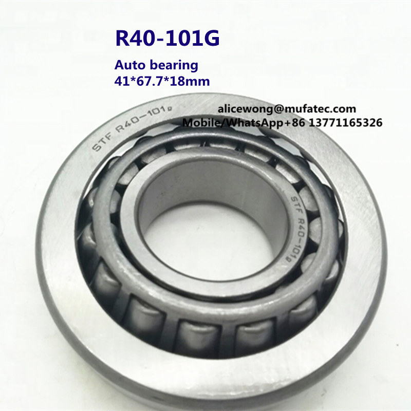 R40-101G automotive bearing taper roller bearing 41*67.7*18mm