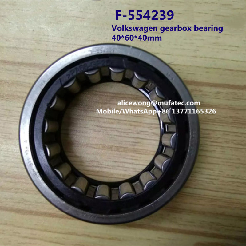 F554239 Volkswagen Gearbox Bearing Needle Roller Bearing 40*60*40mm, F