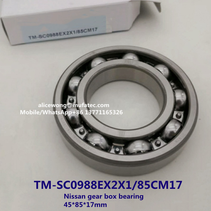 TM-SC0988EX2X1/85CM17 Nissan transmission spare part bearing special deep groove ball bearing for car 45*85*17mm