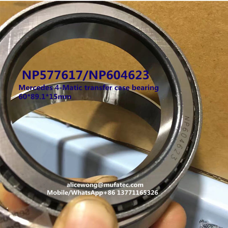 NP577617/NP604623 Mercedes-Benz 4-matic transfer case bearing taper roller bearing 60*89.1*15mm