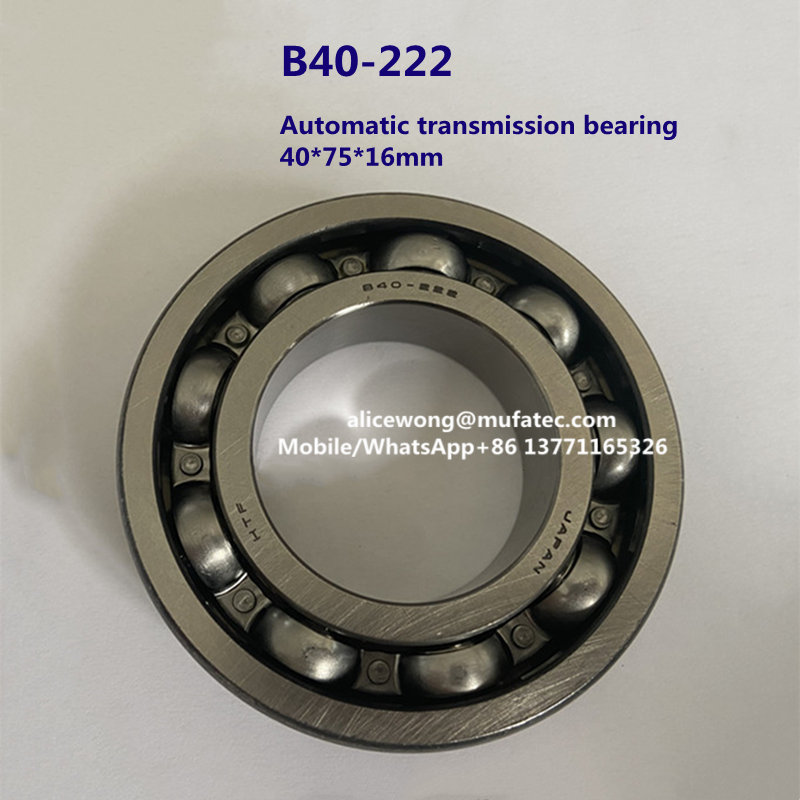 B40222 Auto Bearing Deep Groove Ball Bearing For Auto Repairing 40*75
