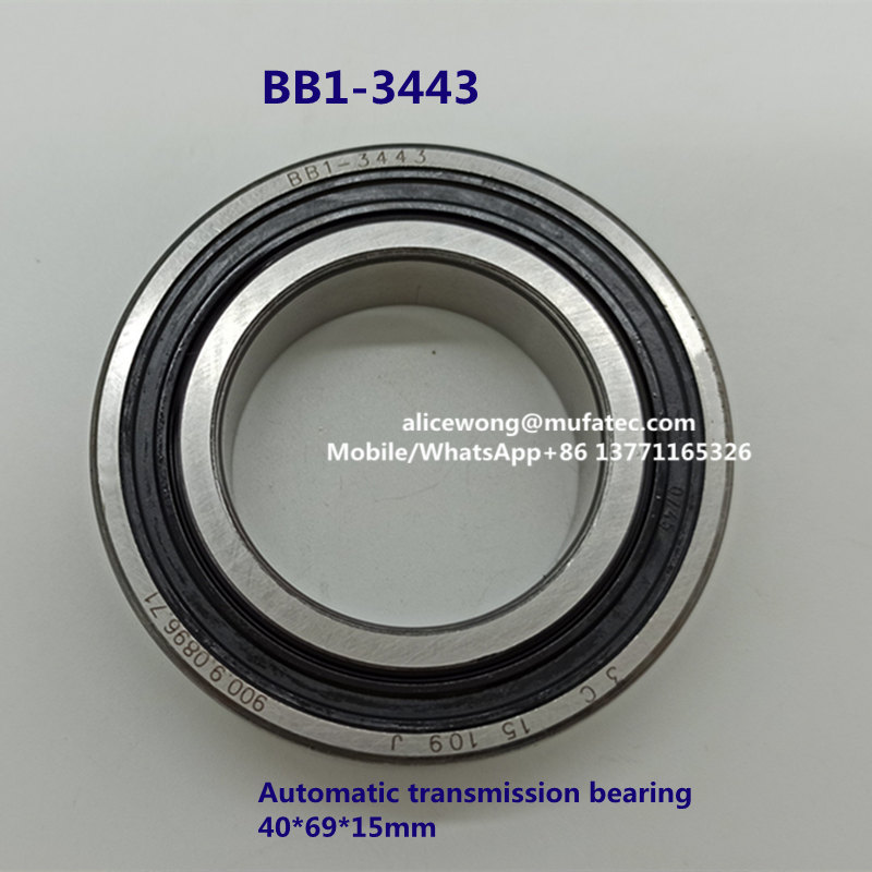 BB1-3443 automatic transmission bearing double seals ball bearing 40*69*15mm