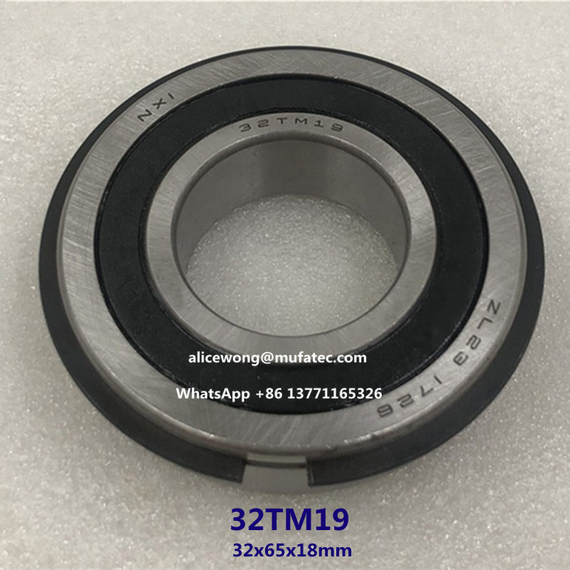32TM19 Auto Bearing Deep Groove Ball Bearing With Snap Ring 32*65*18mm