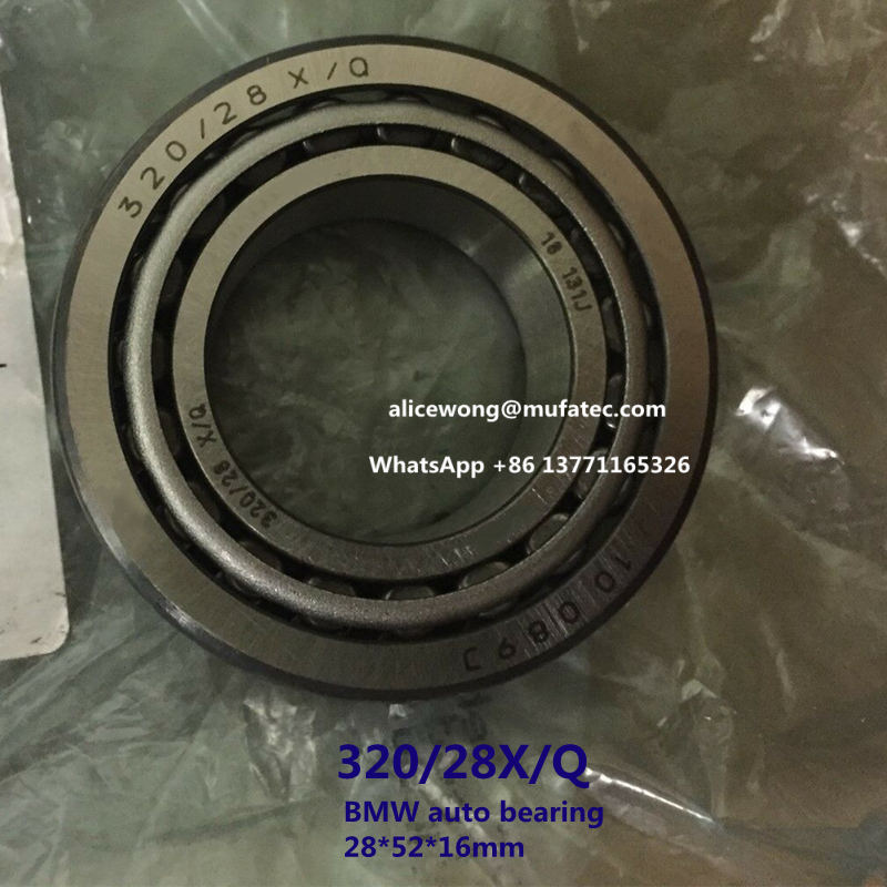 320/28X/Q auto bearing metric taper roller bearing for car replace bearing 28*52*16mm