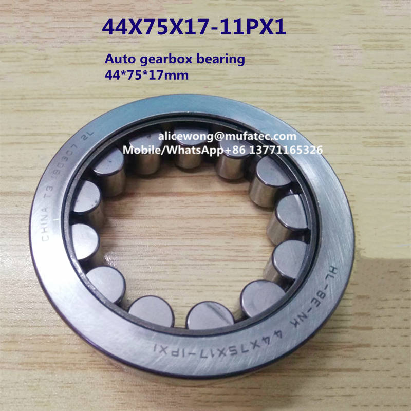 NK44x75x17 automotive gearbox bearing special cylindrial roller bearing 44*75*17mm