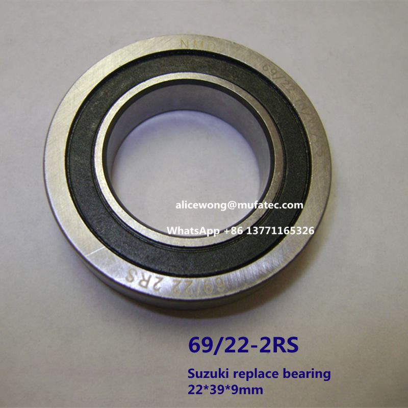 69/22-2RS Suzuki auto bearing deep groove ball bearing 22*39*9mm