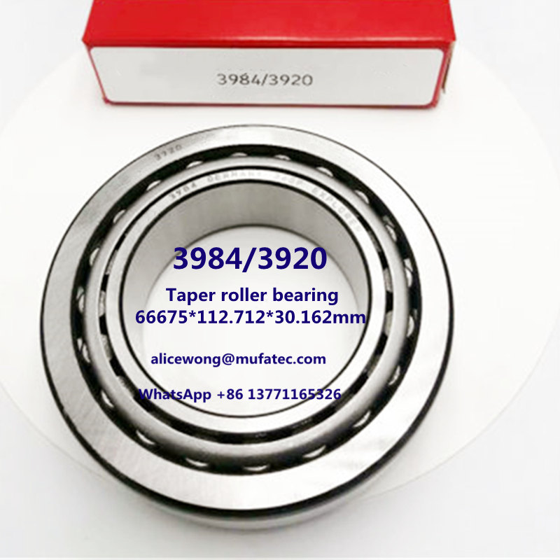 3984/3920 auto bearing imperical taper roller bearing 66.675*112.712*30.162mm