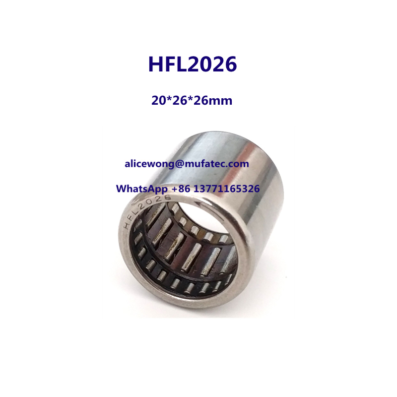 HFL2026 needle roller bearing without inner ring steel cage 20*26*26mm