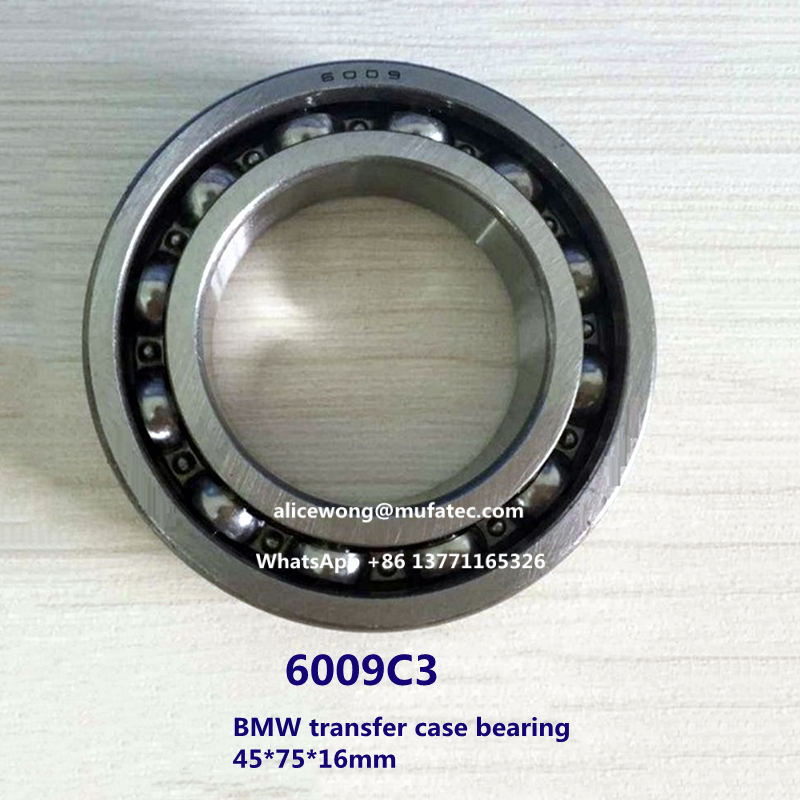 6009 C3 BMW transfer case bearing gearbox bearing 45*75*16mm