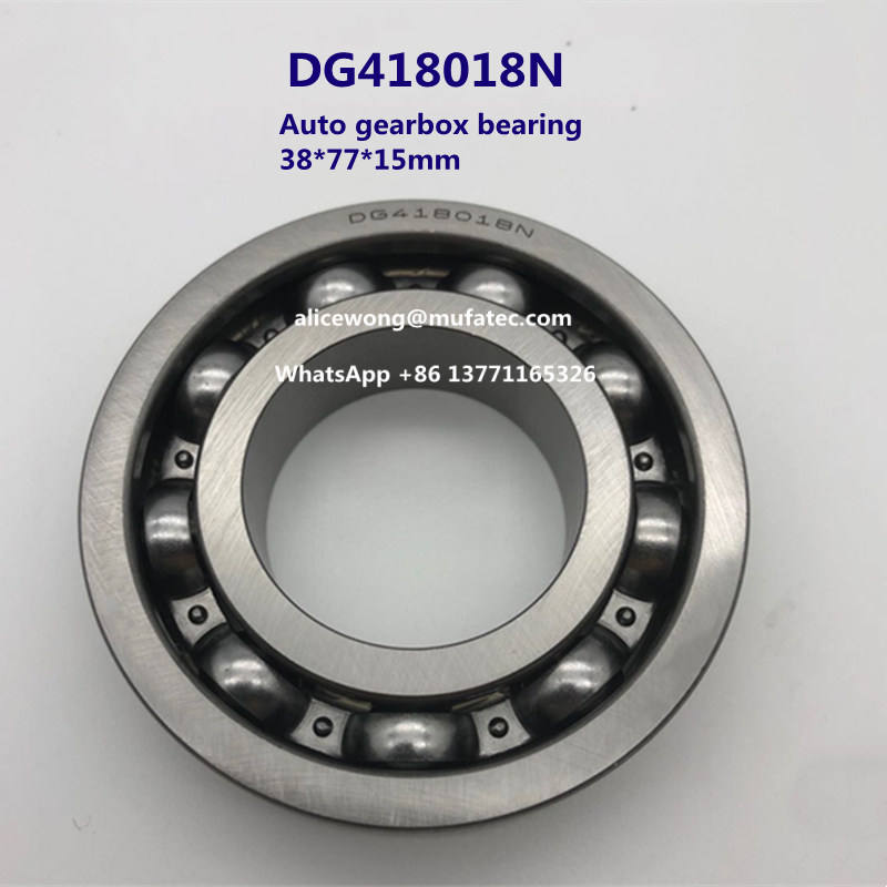 DG418018N auto bearing open deep groove ball bearing 38*77*15mm
