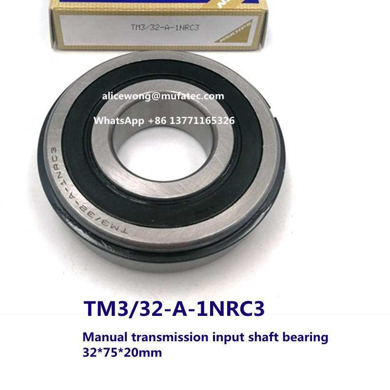 TM3/32-A-1NRC3 manual transmission input shaft bearing special bearing with snap ring 32*75*20mm