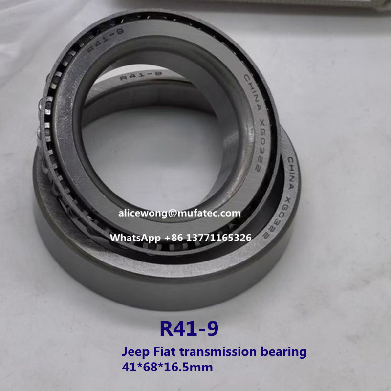 R41-9 automotive bearing imperial taper roller bearing 41*68*16.5mm