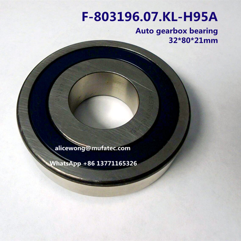 F-803196.07 F-803196.07.KL-H95A auto gearbox bearing double seals ball bearing 32*80*21mm