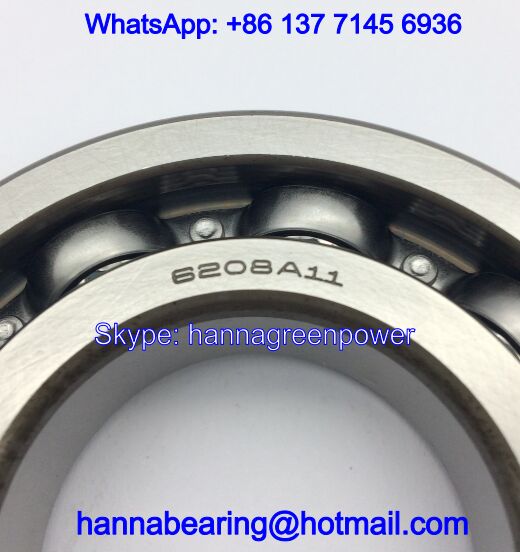 ZA-6208A11C3 / 6208A11C3 Steel Cage Deep Groove Ball Bearings