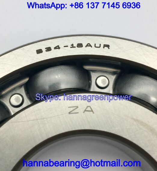 ZA-B34-18ACG7 UR9 Gearbox Bearing / Deep Groove Ball Bearing 34*80*16mm