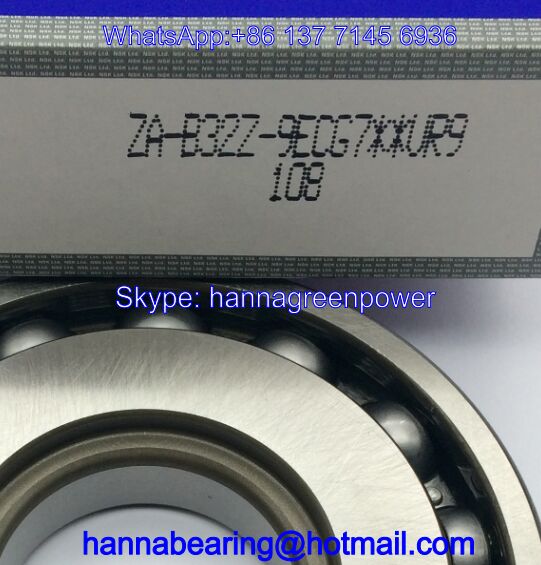 ZA-B32Z-9ECG7 UR9 Gearbox Bearings / Deep Groove Ball Bearing 32.2x84x15mm
