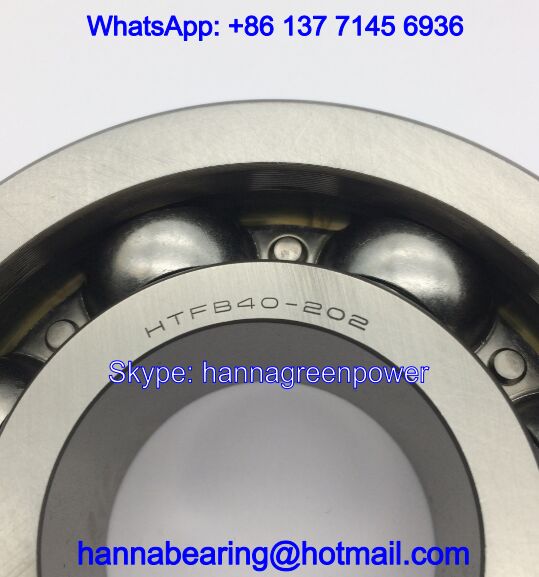 HTFB40-202 Gearbox Bearing / Deep Groove Ball Bearings 40x95x25mm