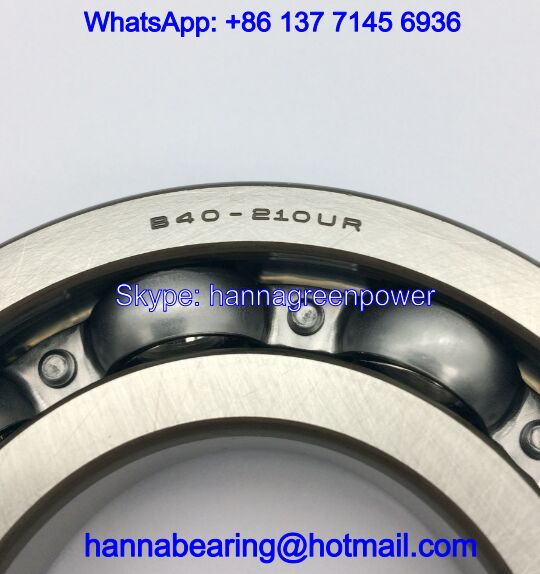 B40-210 / B40-210UR Automotive Deep Groove Ball Bearings 40x80x16mm