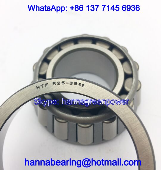 HTF R25-36ag Auto Bearings / Taper Roller Bearings 25*54*19.5mm