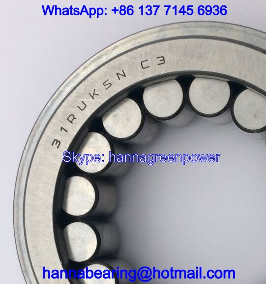 31RUKSNC3 Auto Shaft Bearing / Cylindrical Roller Bearing 31x55x18mm