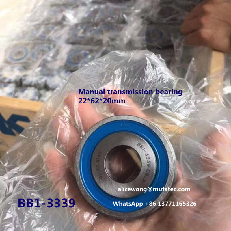 BB1-3339 manual transmission part bearing auto repairing and maintenance bearing 22*62*20mm