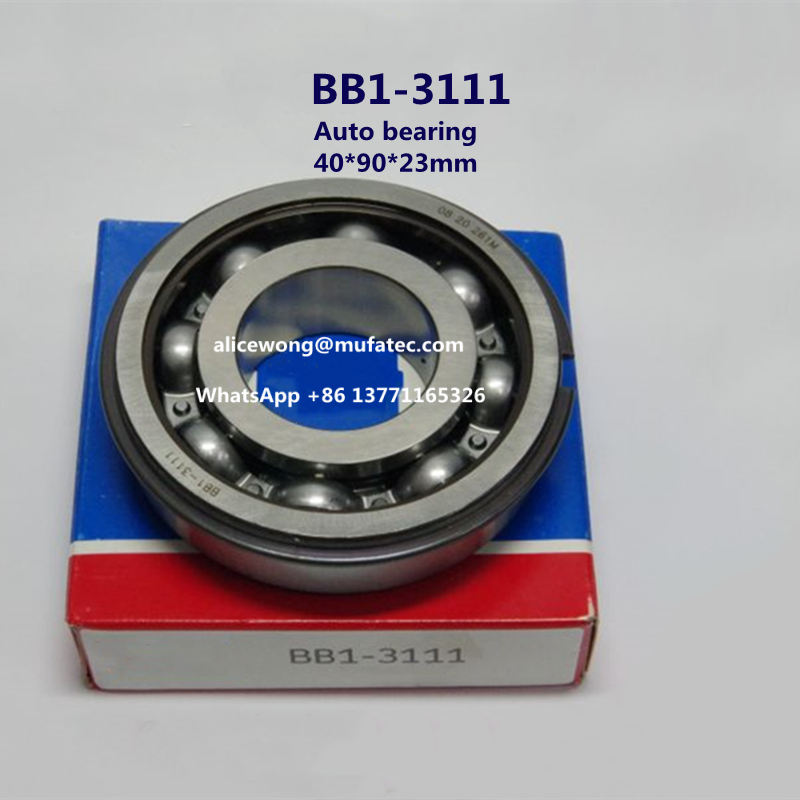 BB1-3111 automotive bearing with snap ring auto repairing and maintenance 40*90*23mm