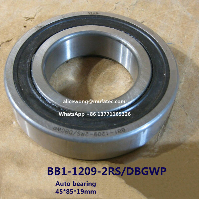 BB1-1209 BB1-1209-2RS/DBGWP automotive bearing special ball bearing 45*85*19mm