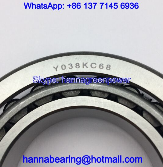 Y038KC68 Auto Bearings / Tapered Roller Bearing 38.5*68*18.5mm