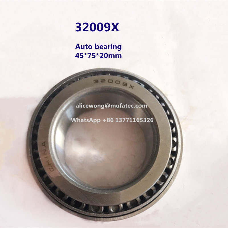 32009X auto wheel bearing taper roller bearing 45*75*20mm