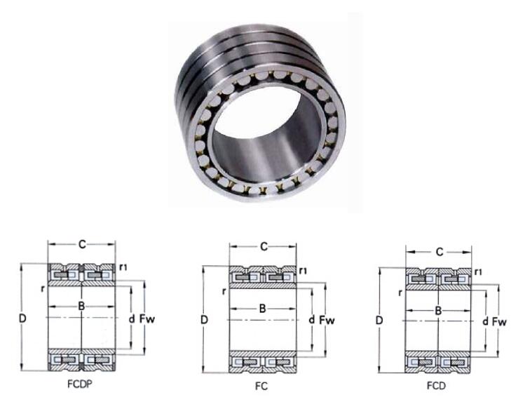 FCDP2703801360 (Size: 1400x1900x1360mm) Cylindrical Roller Bearing for Rolling Mill