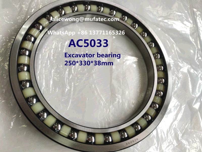 AC5033 excavator bearing high precision angular contact ball bearing 250*330*38mm