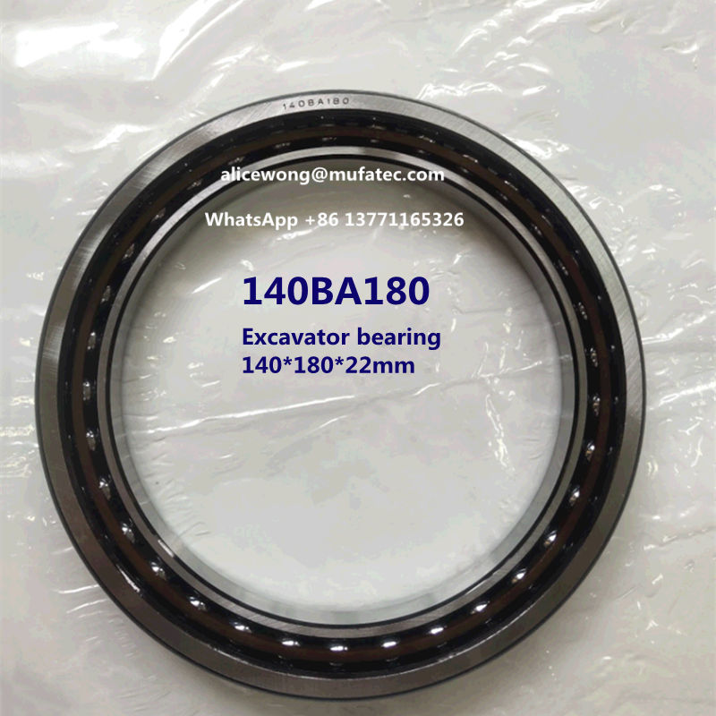 140BA180 excavator bearing angular contact ball bearing 140*180*22mm