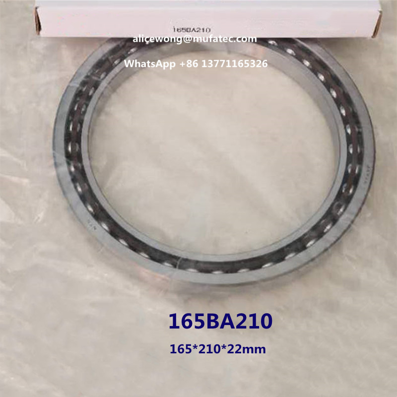 165BA210 excavator bearing angular contact ball bearing 165*210*22mm