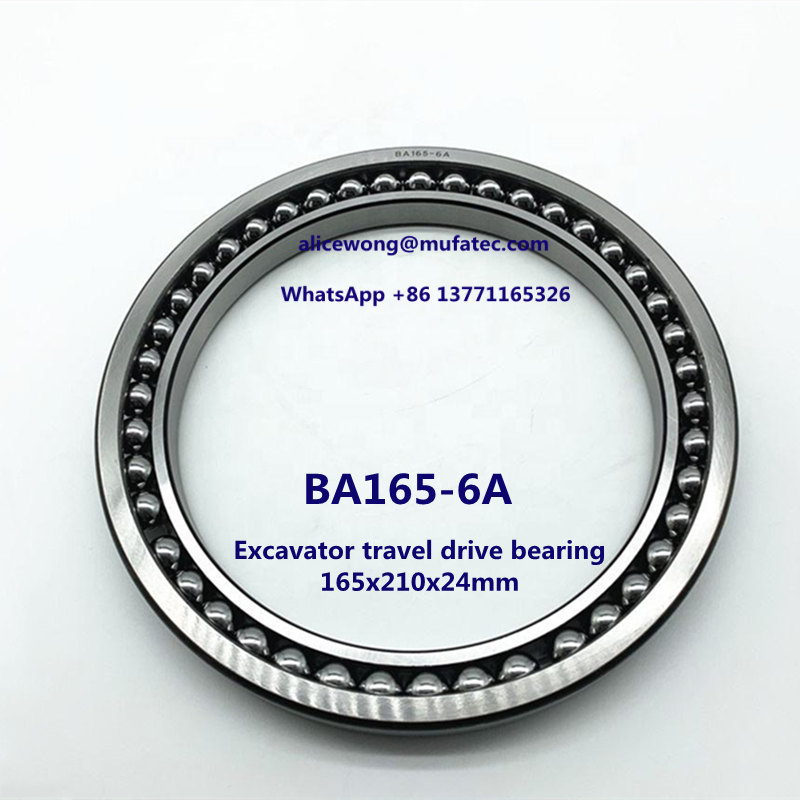 BA165-6A excavator bearing angular contact ball bearing 165*210*24mm