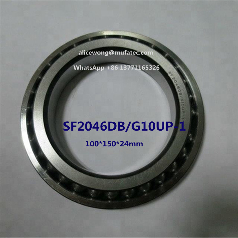SF2046 DB/G10UP-1 special duplex angular contact ball bearing for excavator repairing 100*150*48mm