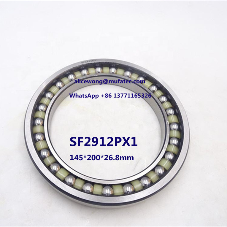 SF2912 SF2912PX1 travel reduction bearing single row angular contact ball bearing 145*200*26.8mm