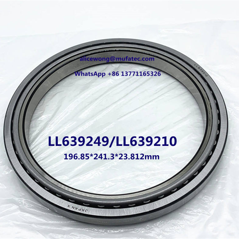 LL639249/10 LL639249/LL639210 excavator bearing taper roller bearing 196.85*241.3*23.812mm