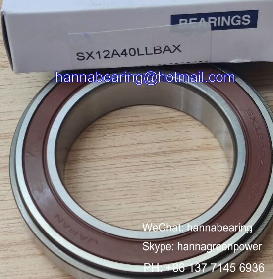SX12A40LLBAX Auto Bearing / Deep Groove Ball Bearings 60*95*19mm