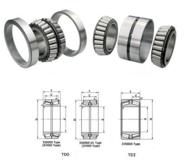 351080 (ID:400xOD:600xT:206mm) Double Row High Load Tapered Roller Bearing