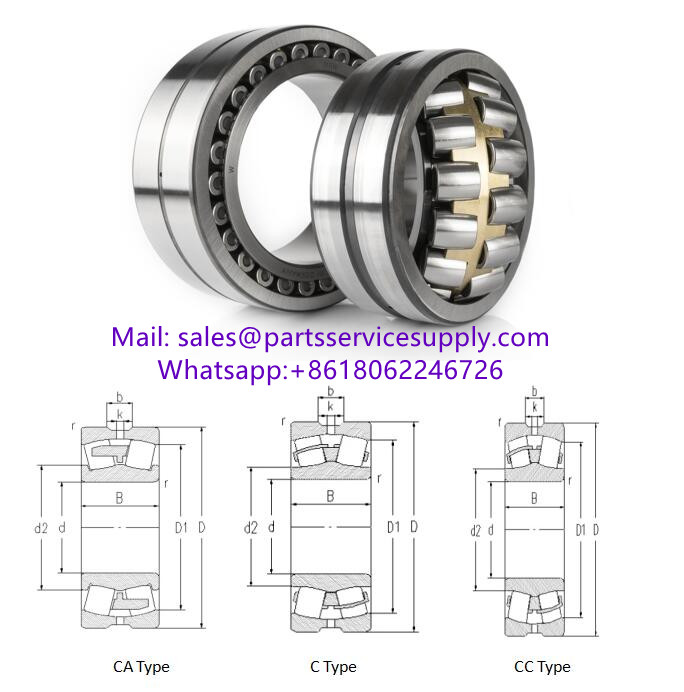 22215CK/W33 (Size:75x130x31mm) High Load Spherical Roller Bearing