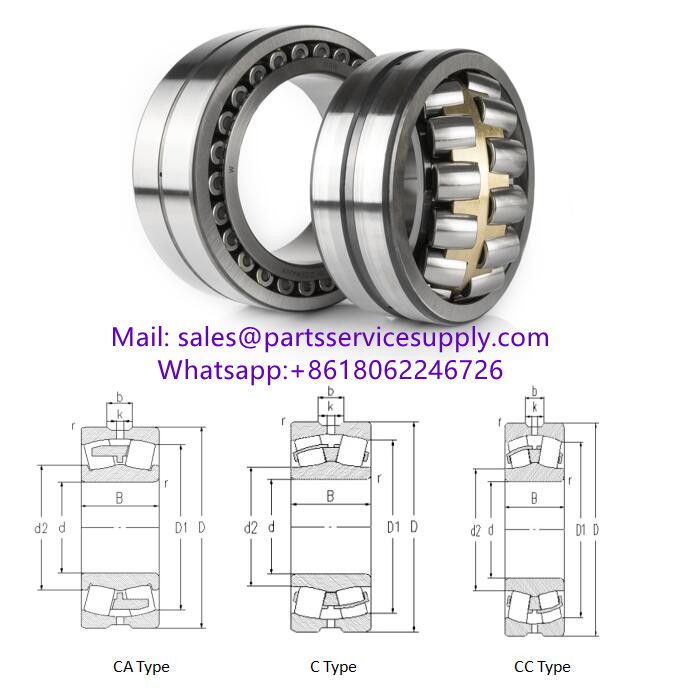 24080CA/W33 (Bore400xOD600xB200 Mm) Spherical Roller Bearing
