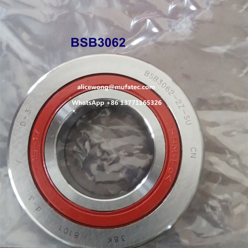 BSB3062 30TAC62 high precision angular contact ball bearings 30*62*15mm