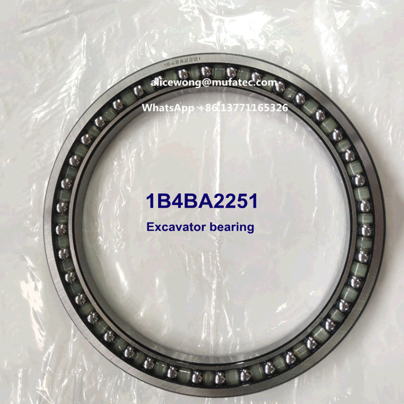 1B4BA2251 excavator bearing thin wall angular contact ball bearing 184*226*16/19.5mm